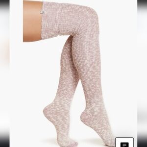 Nwot! Ugg Slouchy Slubbed Thigh High Socks
